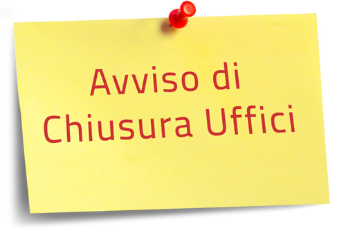 Chiusura uffici comunali per il ponte della Festa della Repubblica